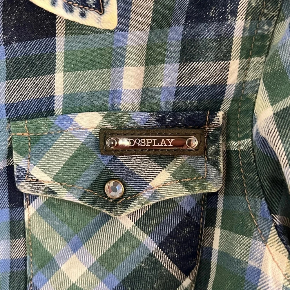 Distressed Western Button Down - Picture 5 of 5